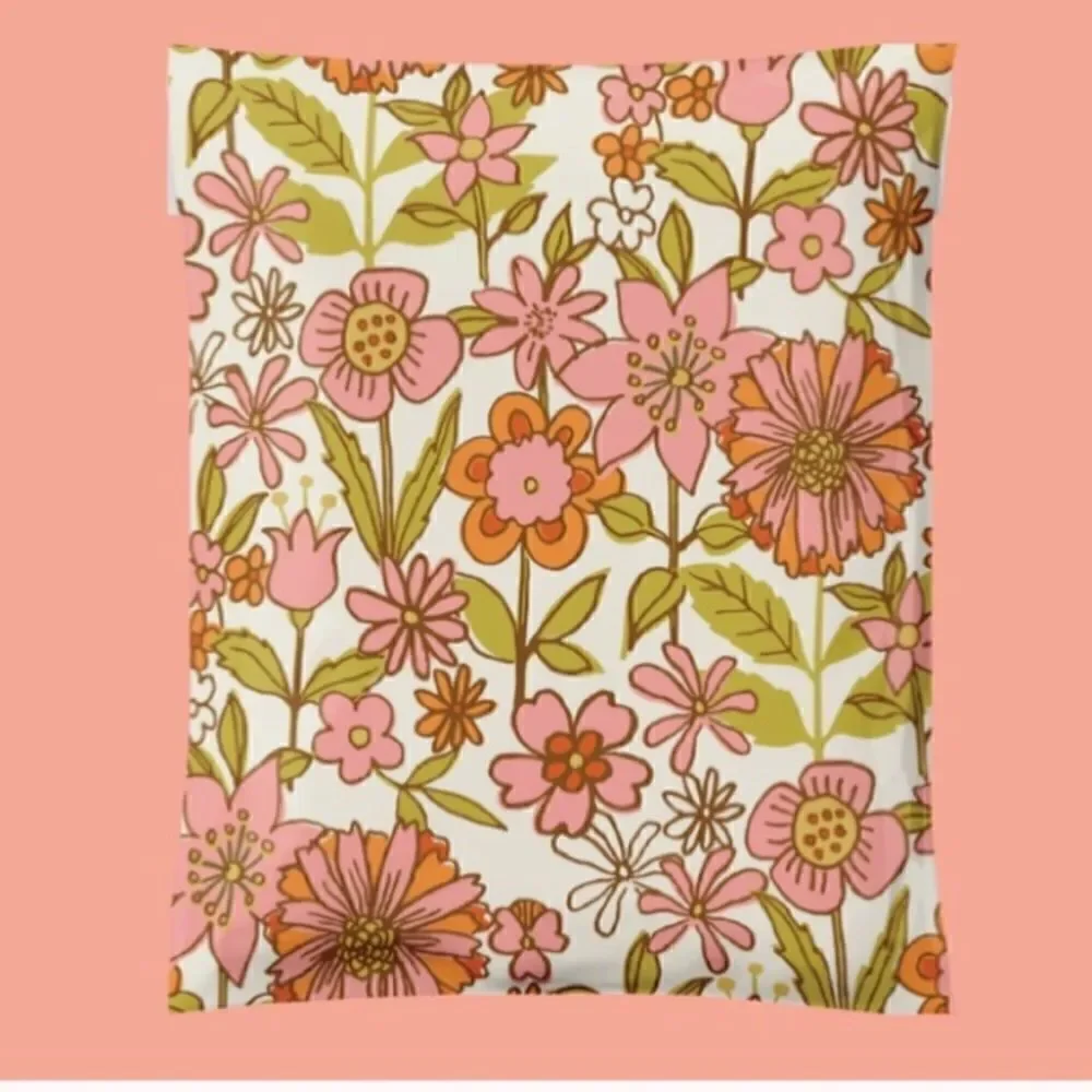 Poly Mailers 35 pieces plus tissue paper and stickers